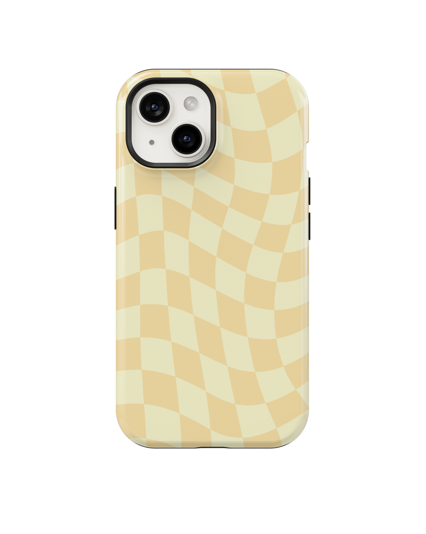 Banana Whispers Wavy Checkers Phone Case