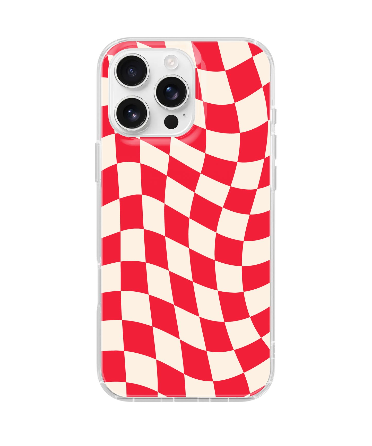 Vermillion Wavy Checkers II Clear Case Insert