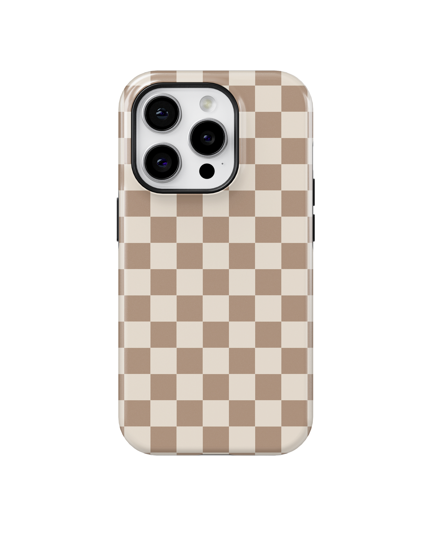 Chestnut Checkers II Phone Case