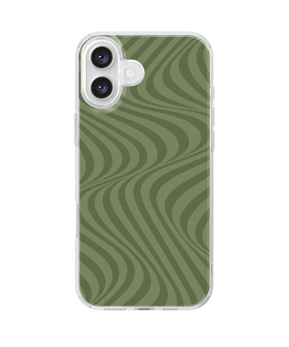 Moss Swirls Clear Case Insert