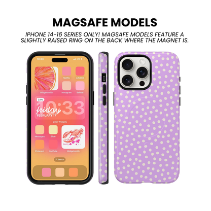 Lilac Dots Phone Case