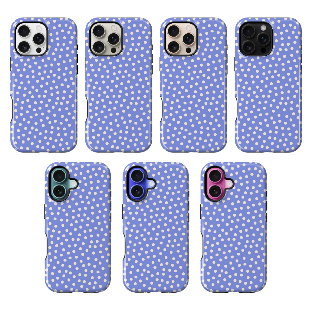 Bluebell Dots Phone Case