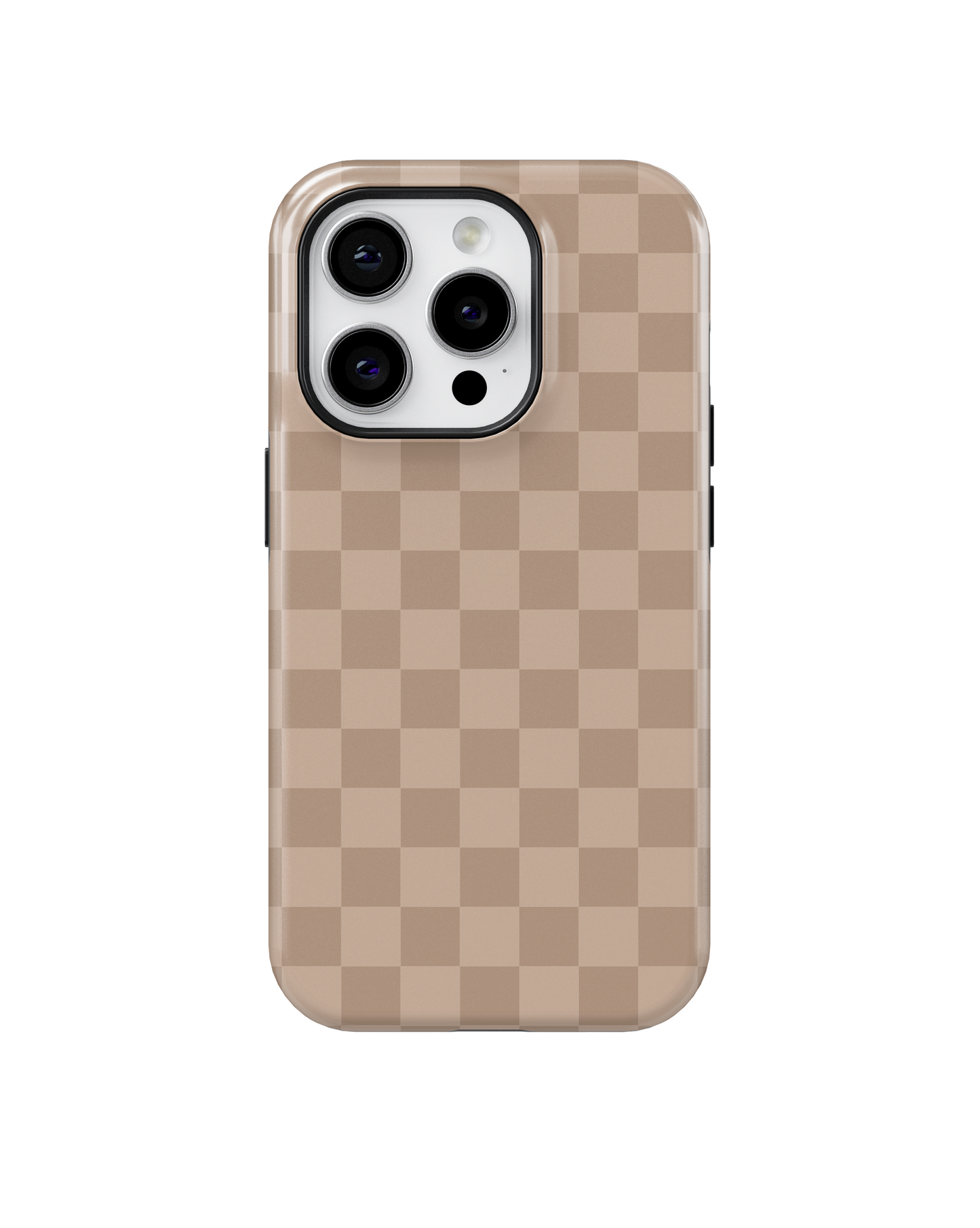 Chestnut Checkers Phone Case