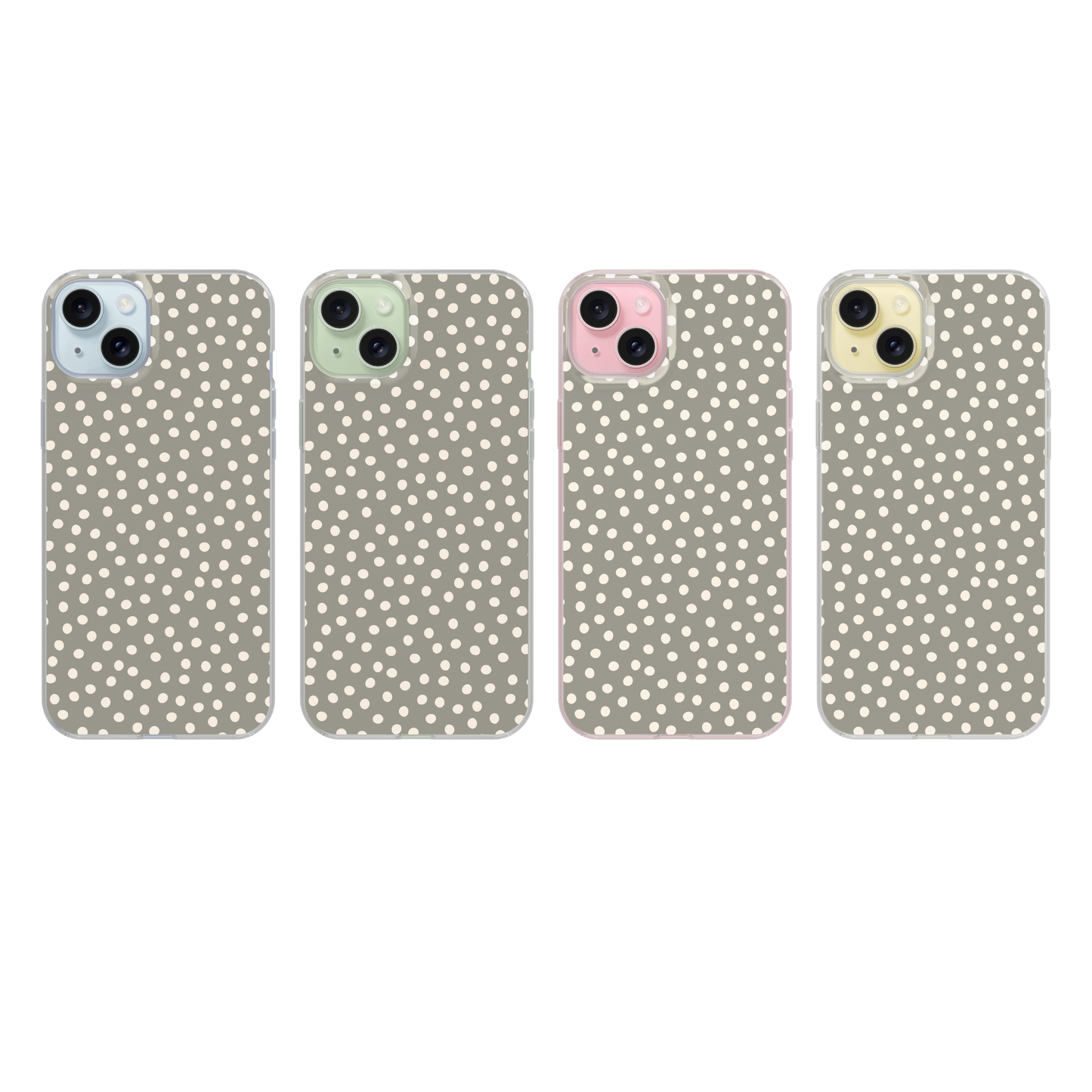 River Rock Dots Clear Case Insert