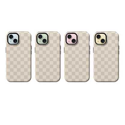 Vanilla Milkshake Checkers Phone Case