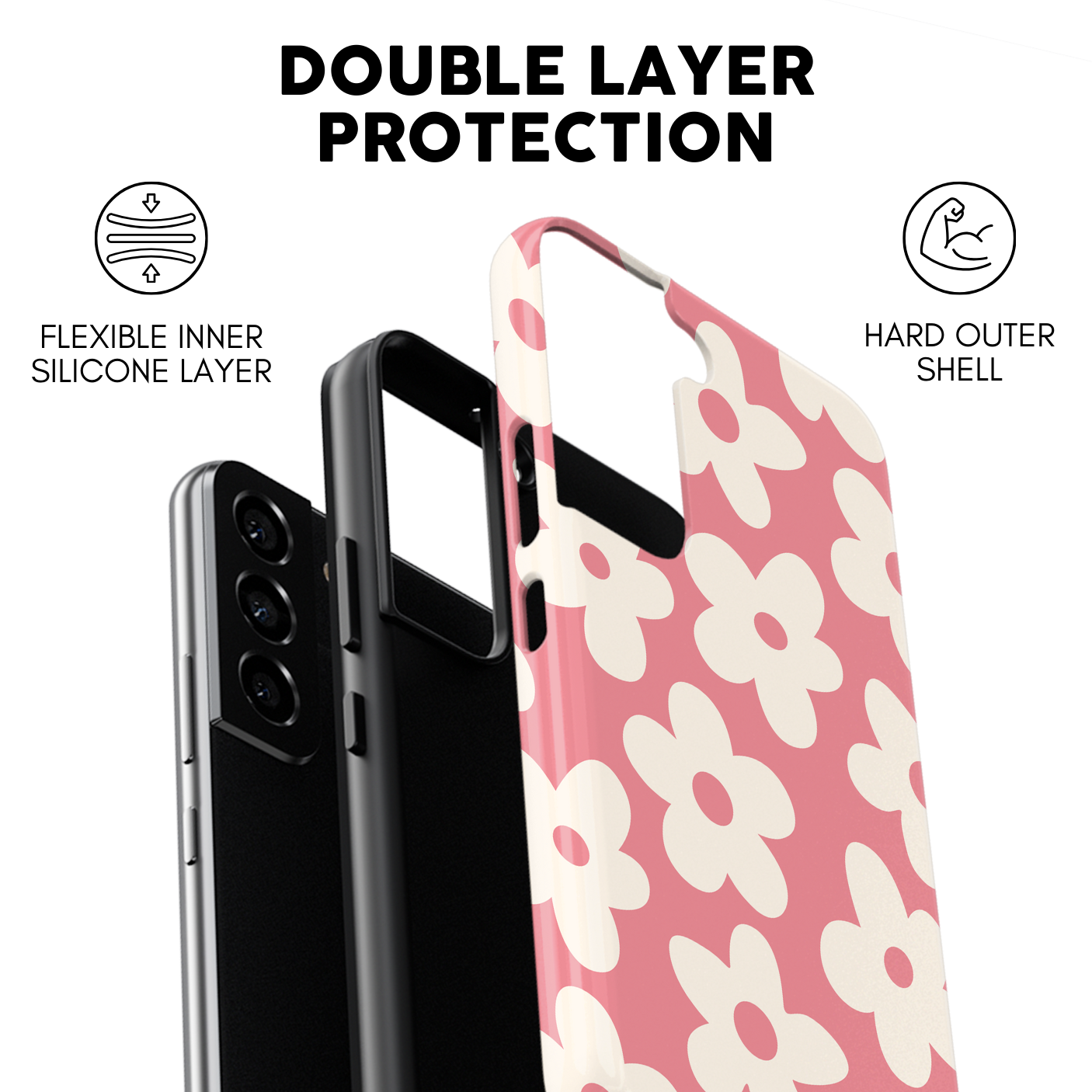 Rosé All Day Big Blooms Galaxy Case