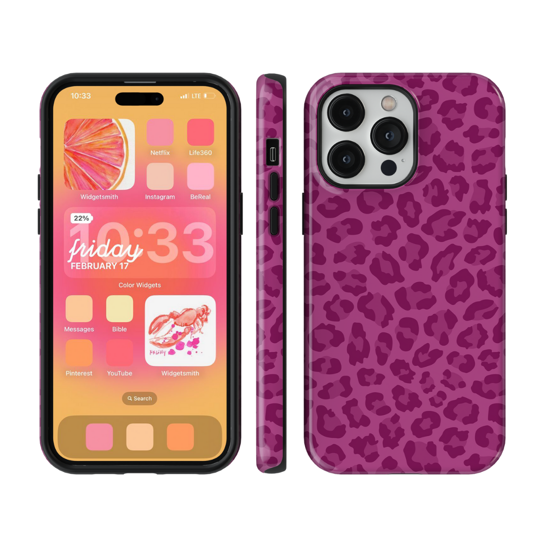 Velvet Leopard Phone Case