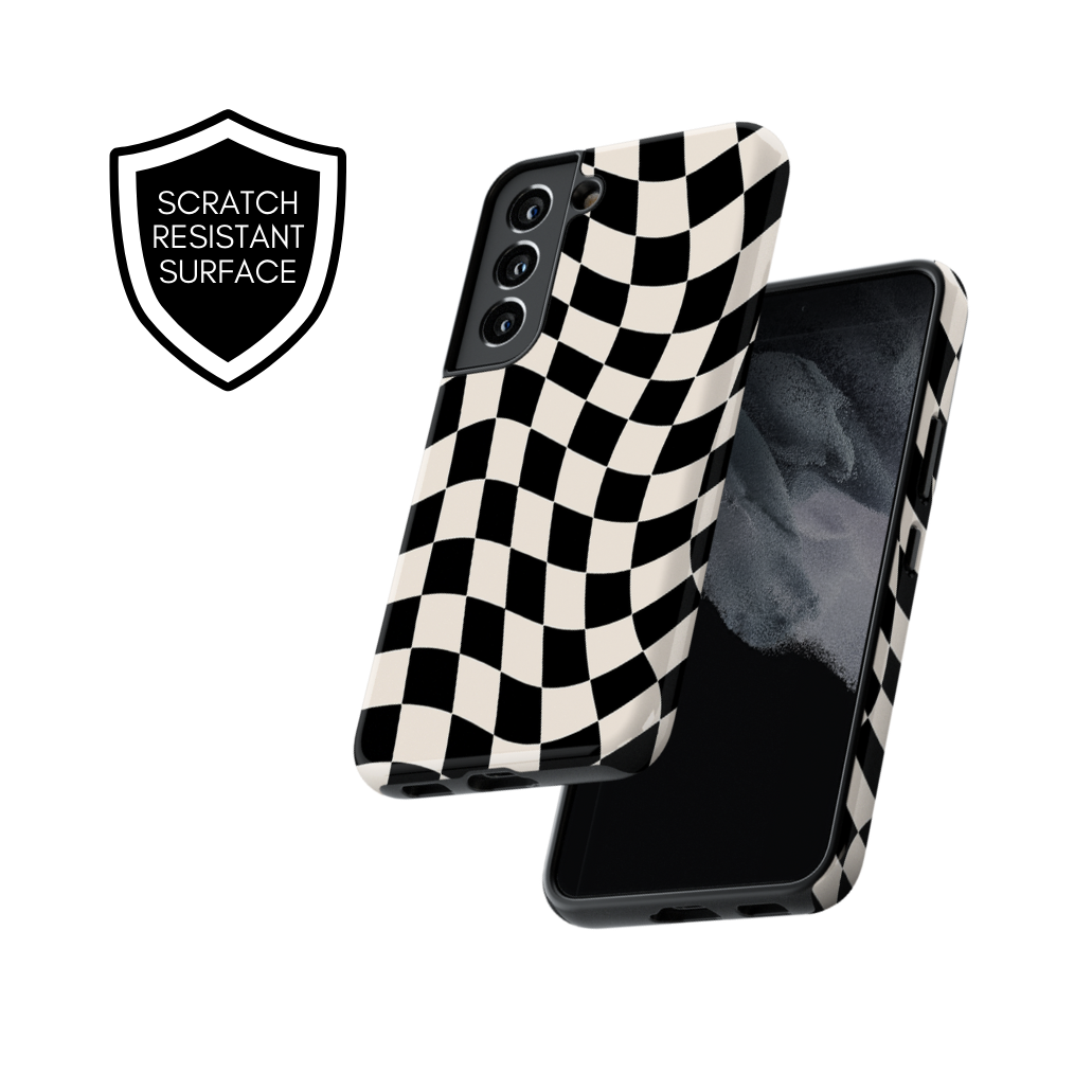 Onyx Wavy Checkers II Galaxy Case