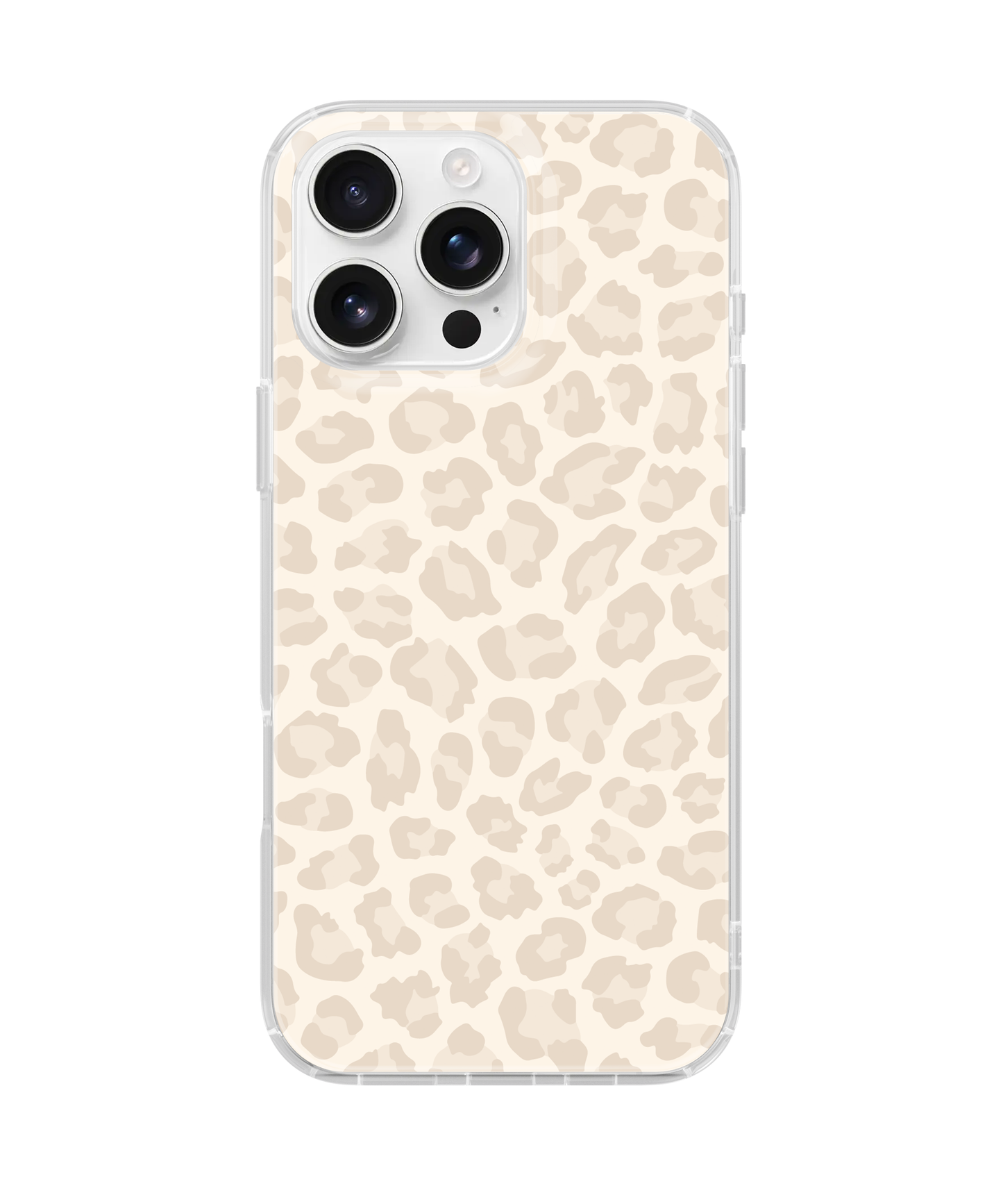 Vanilla Milkshake Leopard Clear Case Insert