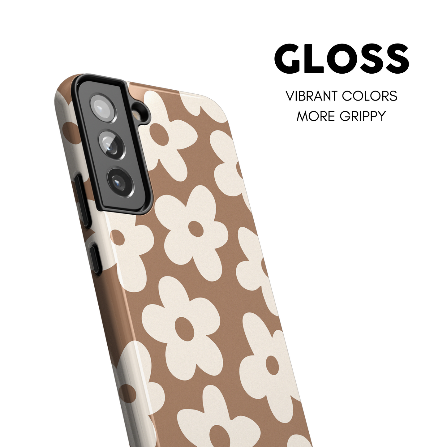 Fawn Big Blooms Galaxy Case