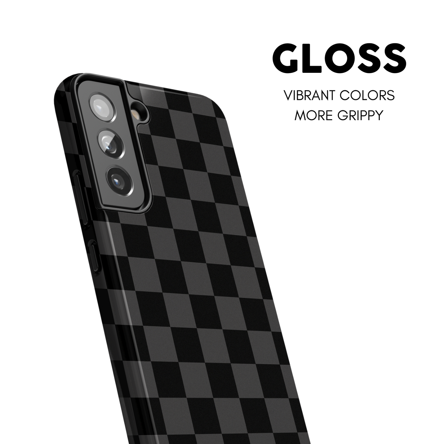 Onyx Checkers Galaxy Case