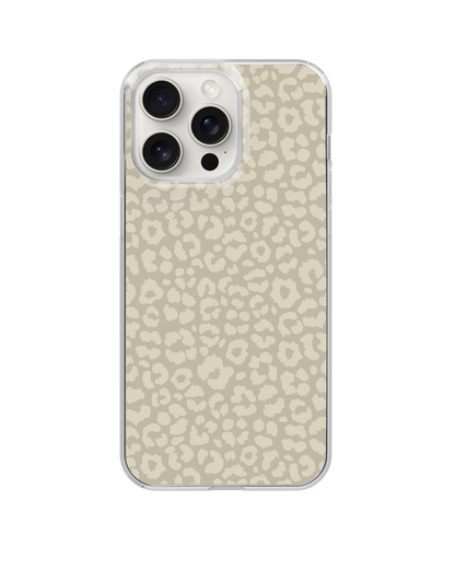 Taupe Cheetah Clear Case Insert