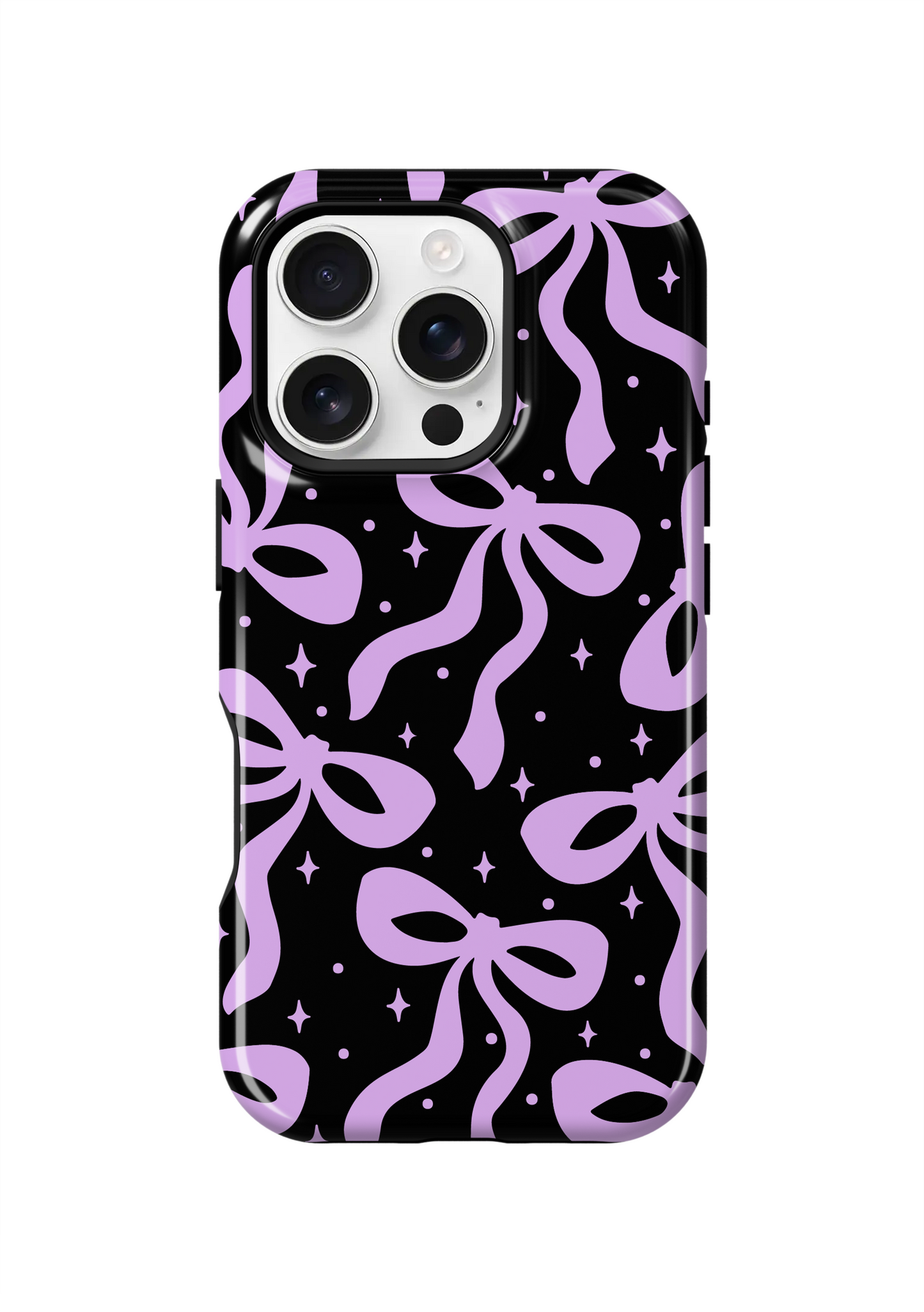 Lilac & Lace Bows II Phone Case