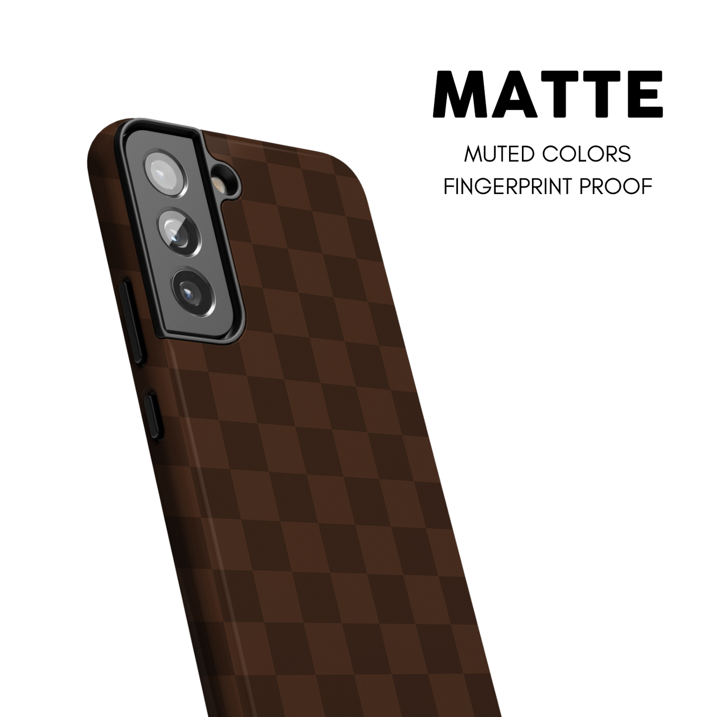 Espresso Checkers Galaxy Case