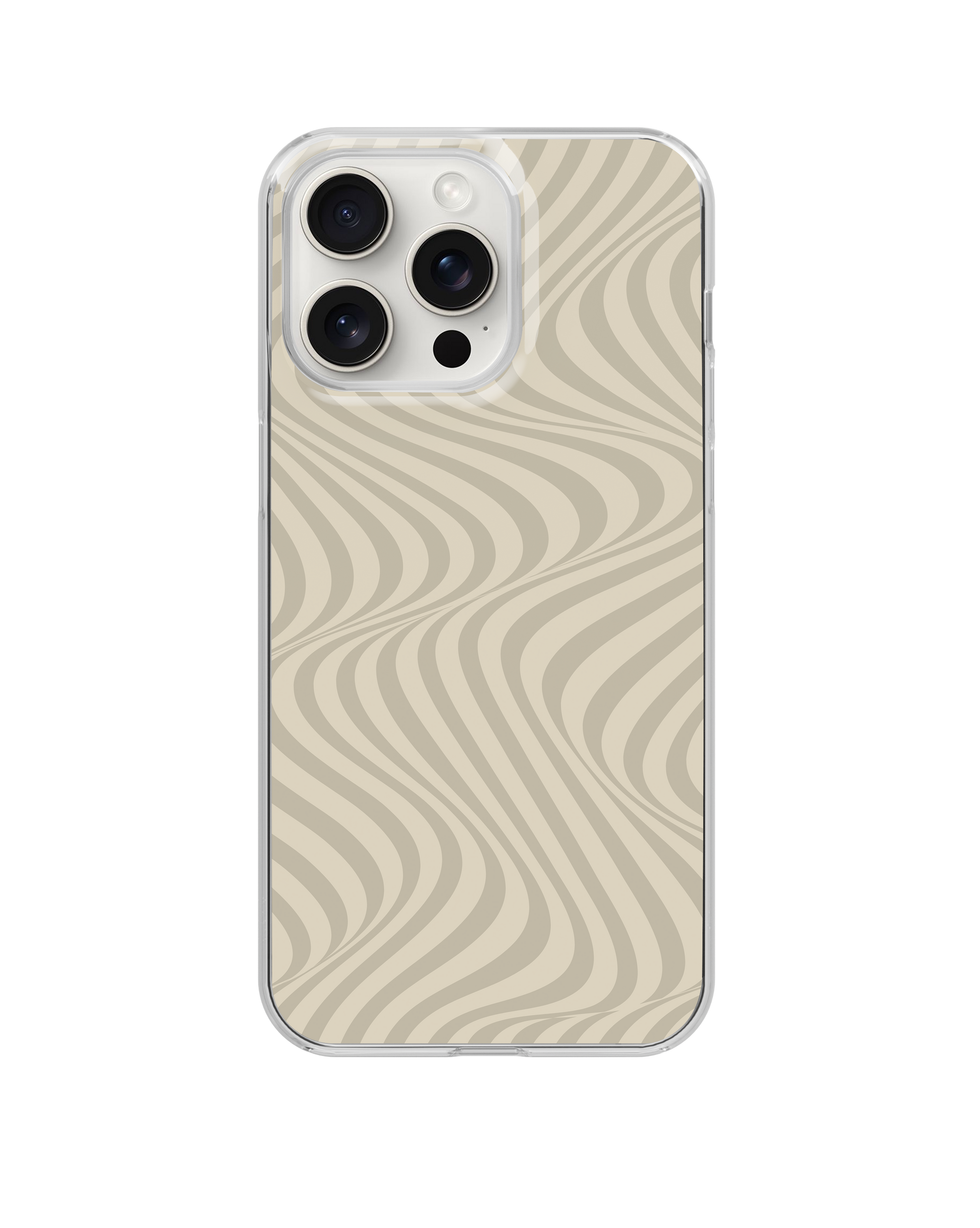 Taupe Swirls Clear Case Insert – Lucky Girl Phone Cases