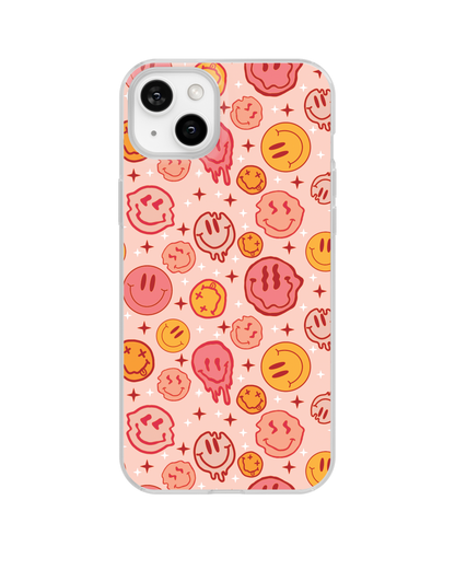 Orange & Pink Happy Hypnosis Clear Case Insert