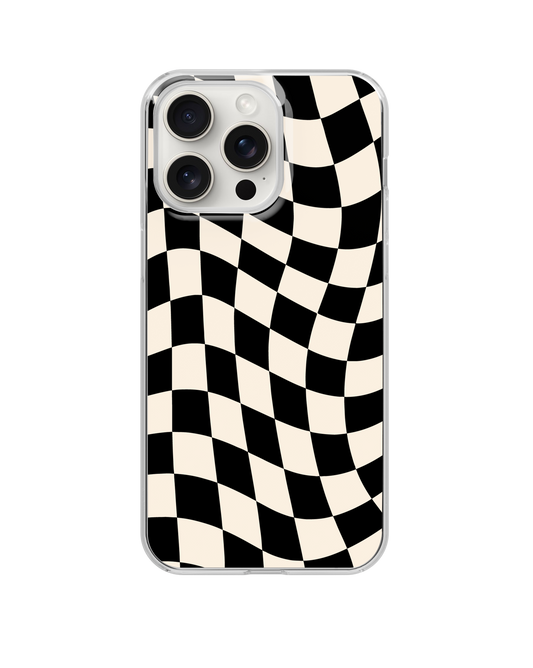 Onyx Wavy Checkers II Clear Case Insert