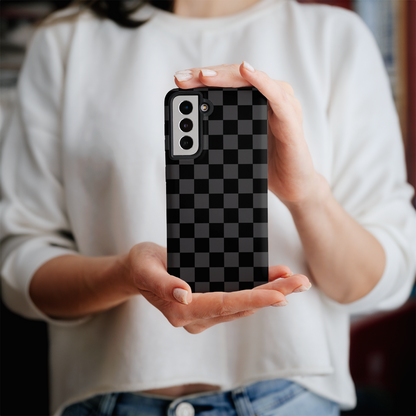 Onyx Checkers Galaxy Case