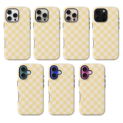 Banana Whispers Checkers II Phone Case