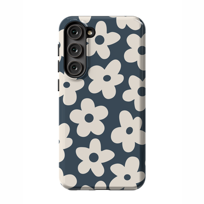 Midnight Big Blooms Galaxy Case