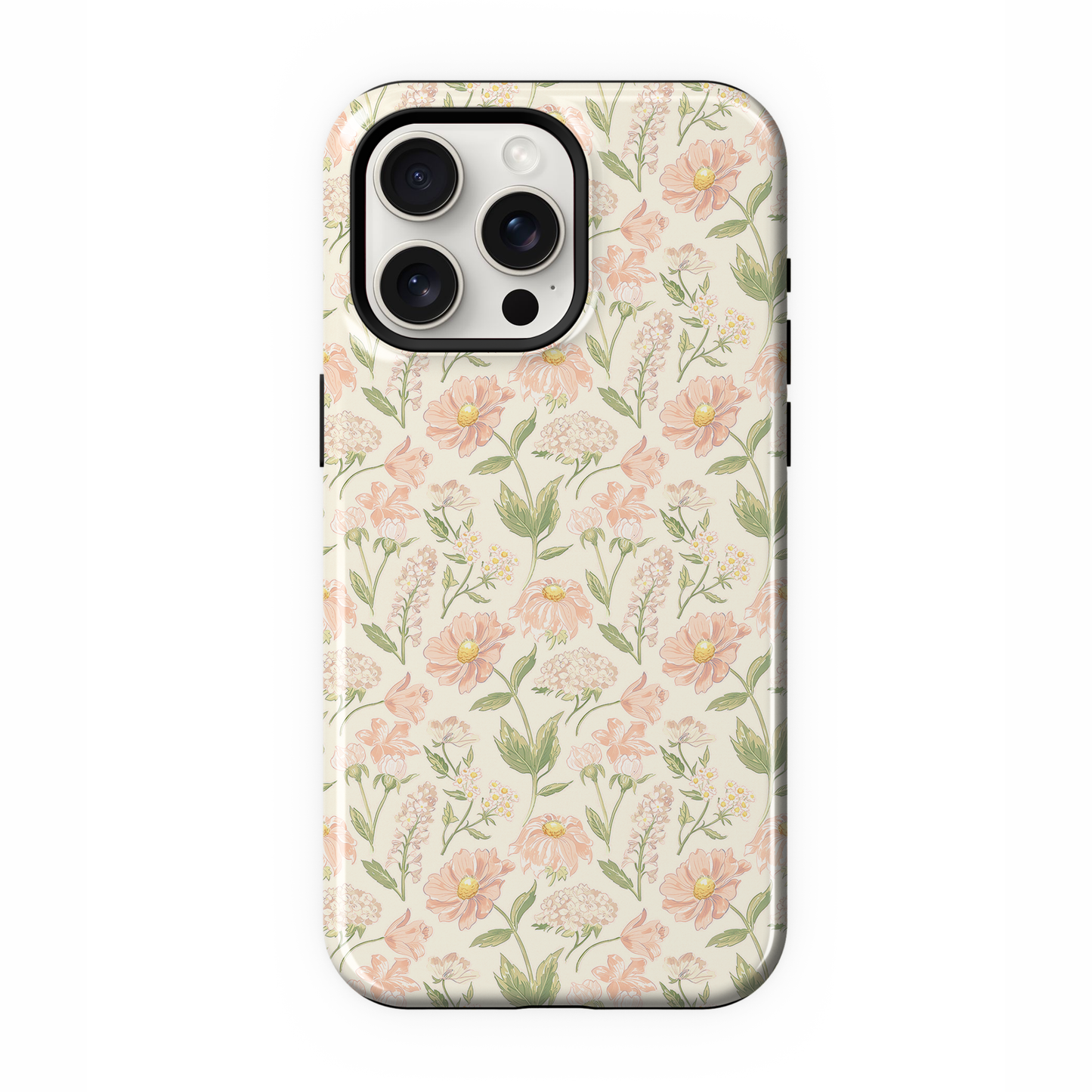 Blush Heirloom Blooms Phone Case