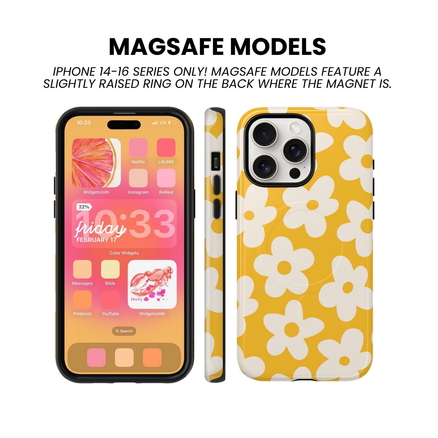 Sunny Big Blooms Phone Case