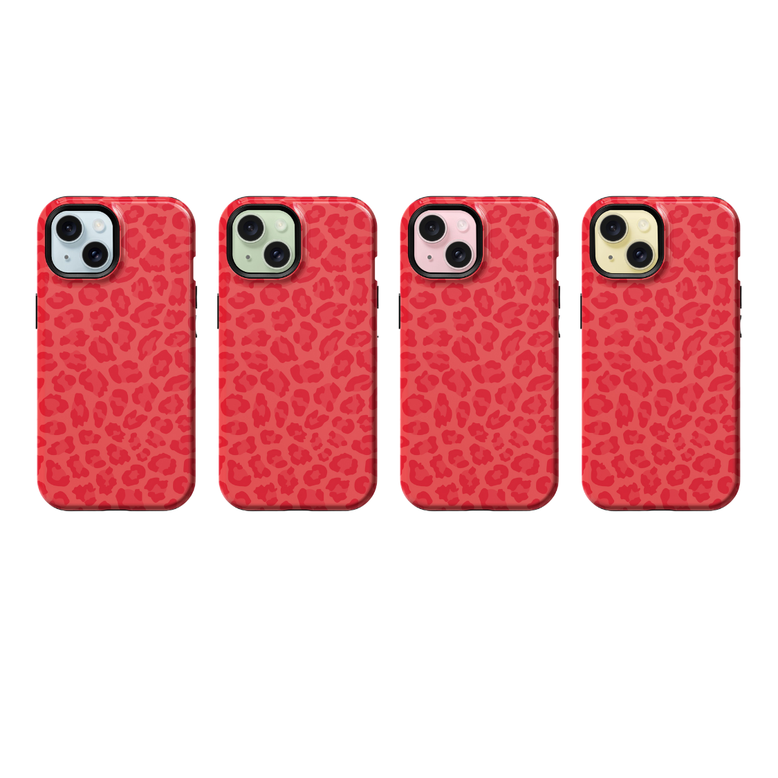 Vermillion Leopard Phone Case