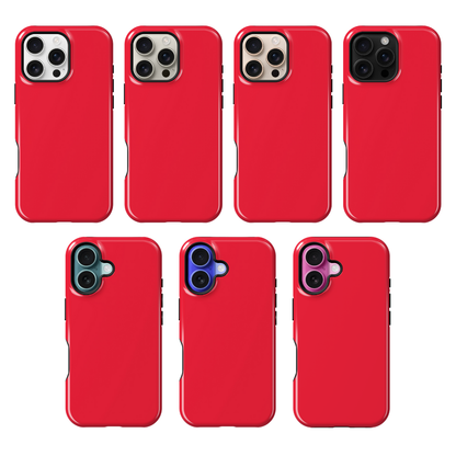 Vermillion Solids Phone Case