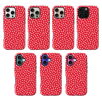 Vermillion Dots Phone Case