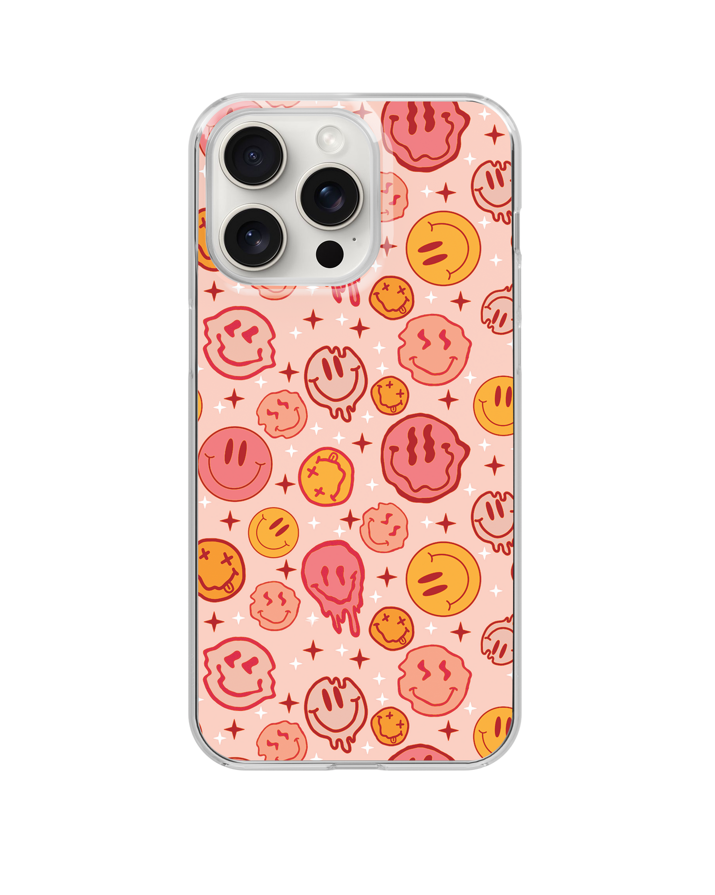 Orange & Pink Happy Hypnosis Clear Case Insert