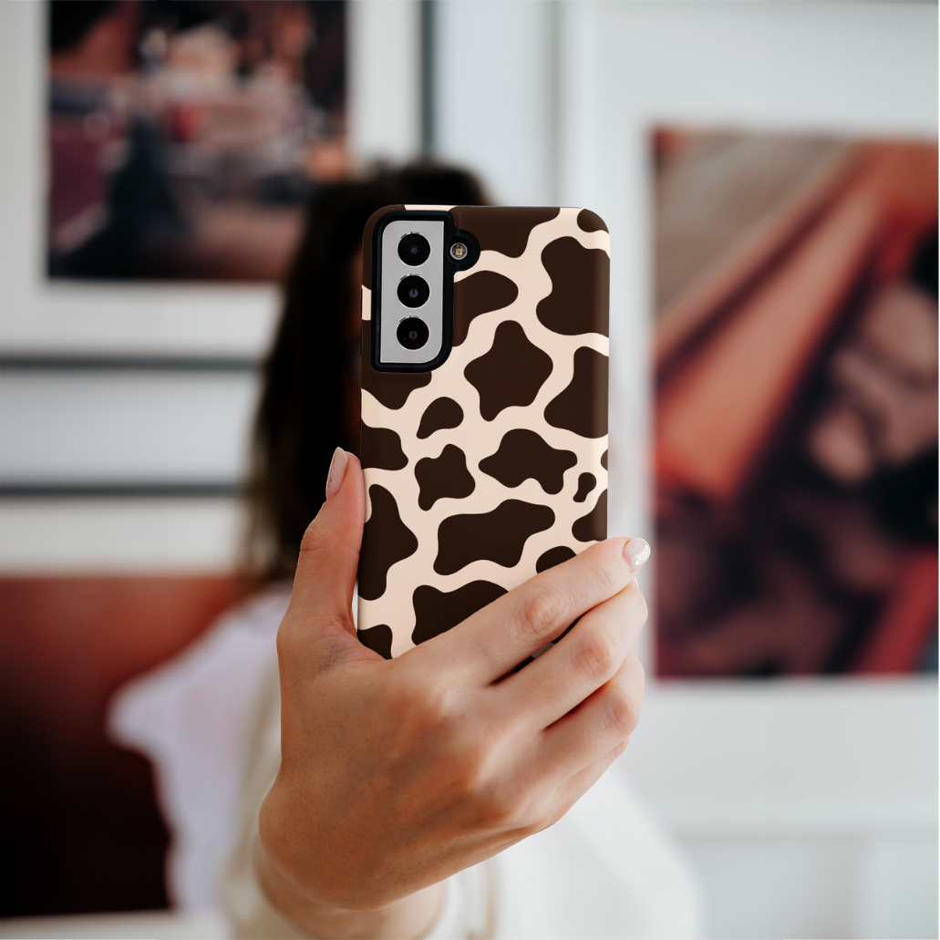 Espresso Cowprint Galaxy Case