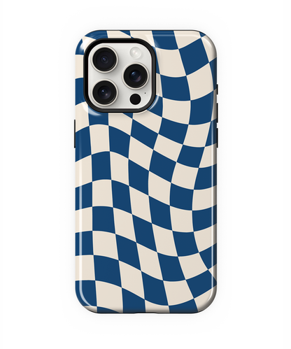 Night Watch Wavy Checkers II Phone Case