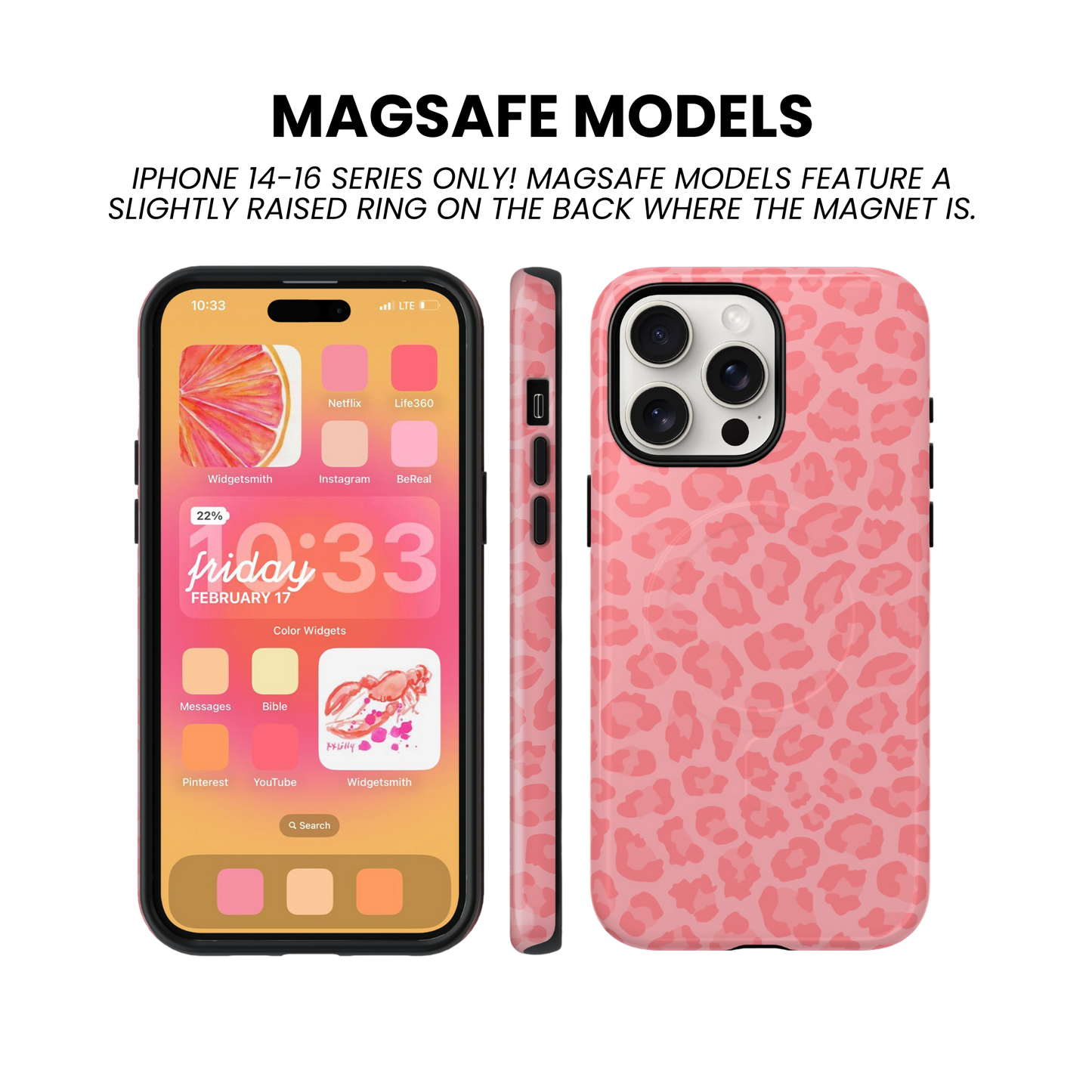 Rose All Day Leopard Phone Case