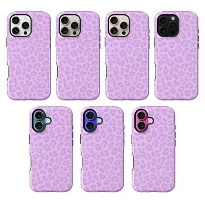 Lilac Leopard Phone Case