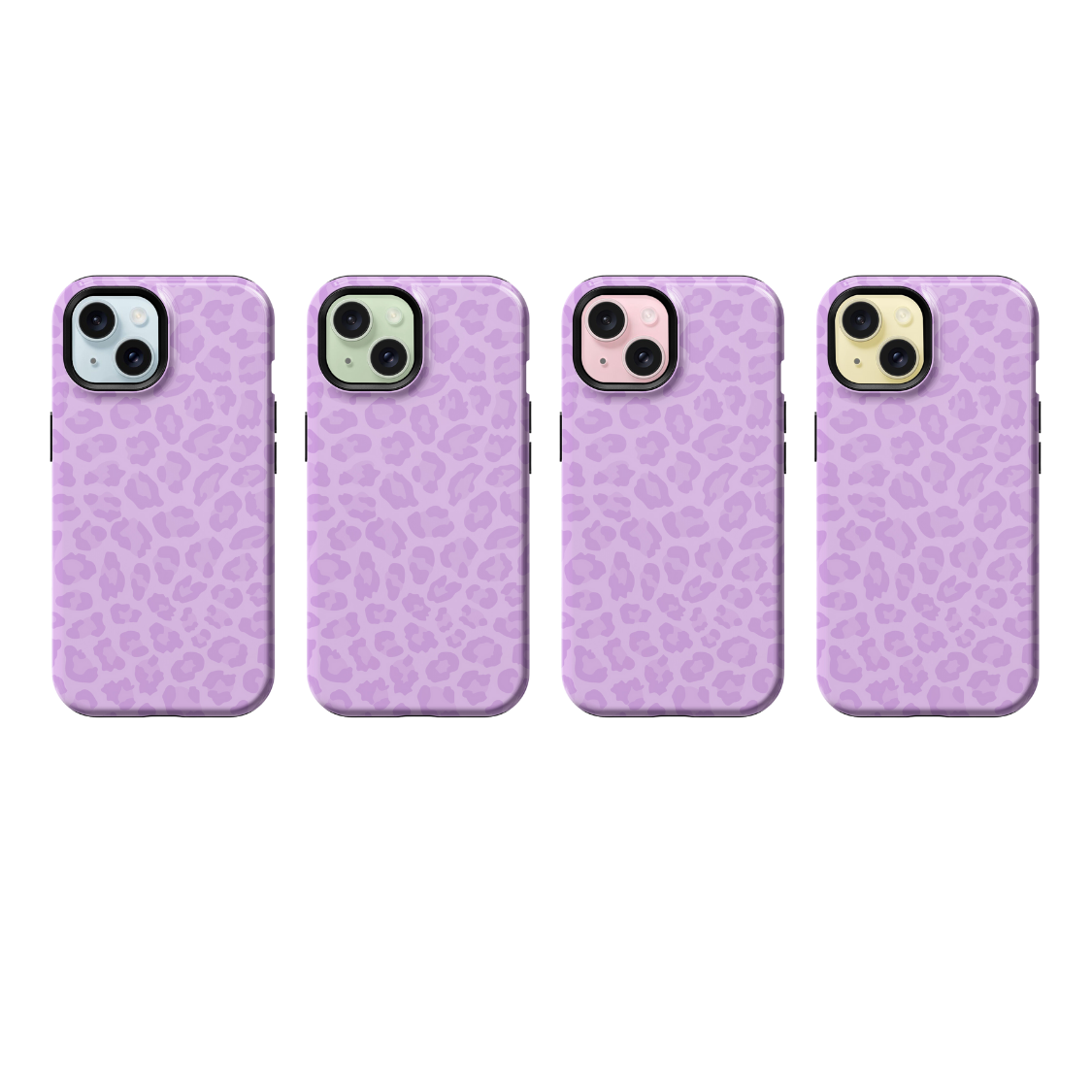 Lilac Leopard Phone Case