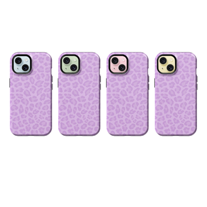 Lilac Leopard Phone Case