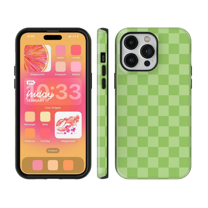 Katydid Checkers Phone Case