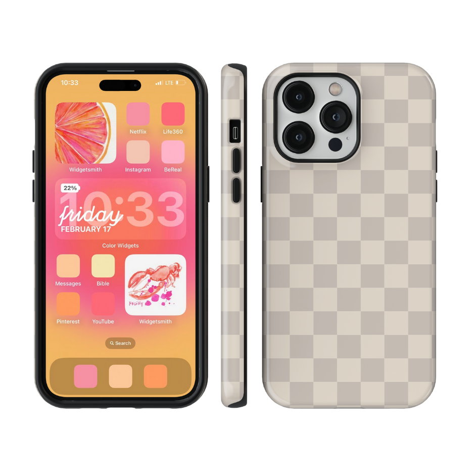 Dust Bunny Checkers II Phone Case