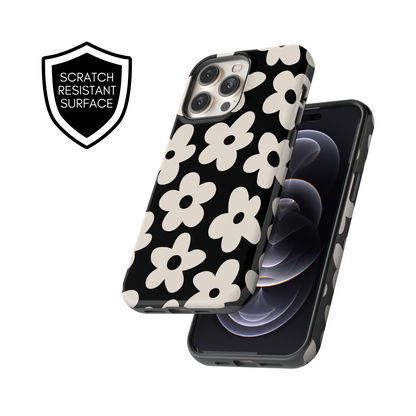 Onyx Big Blooms iPhone Case