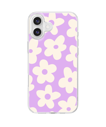 Lilac Big Blooms Clear Case Insert