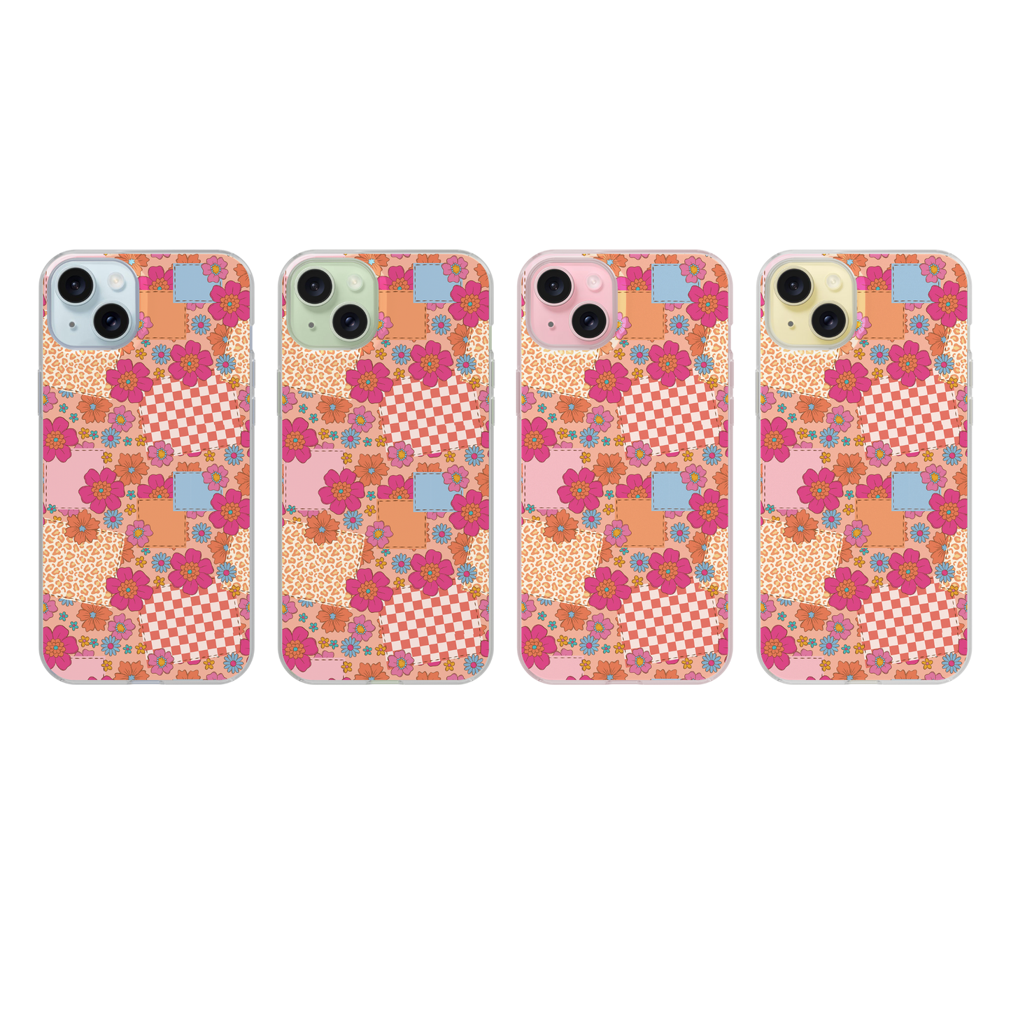 Petal Patchwork Clear Case Insert