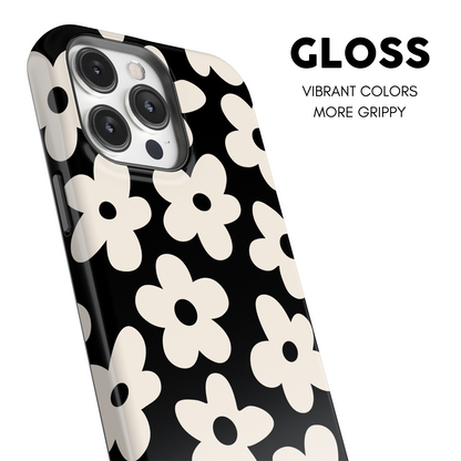 Onyx Big Blooms iPhone Case