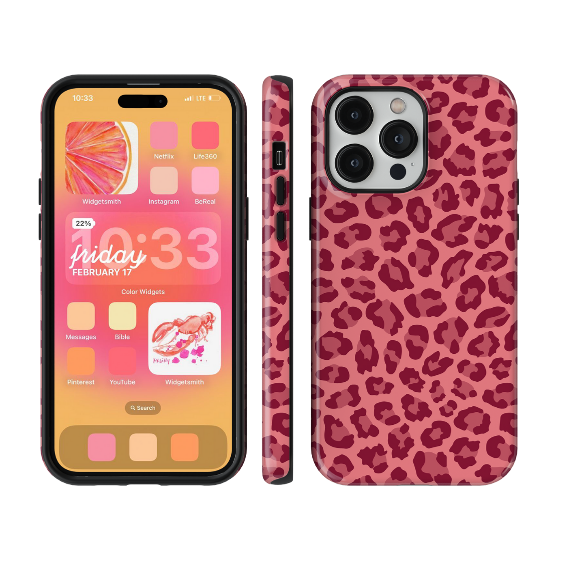 Love Leopard Phone Case