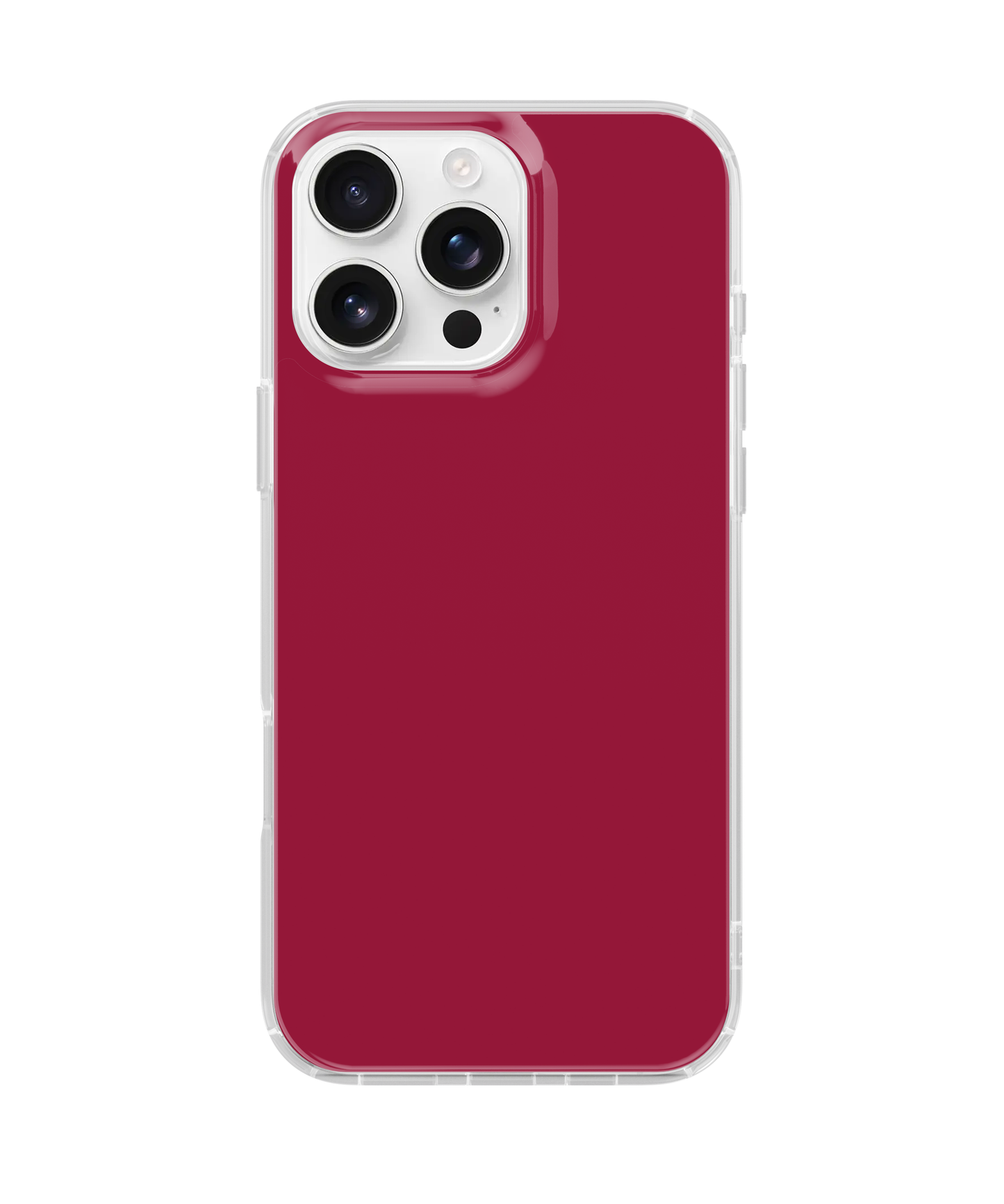 Black Cherry Solids Clear Case Insert