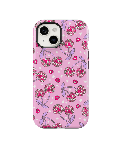 Pink & Purple Disco Cherries Phone Case