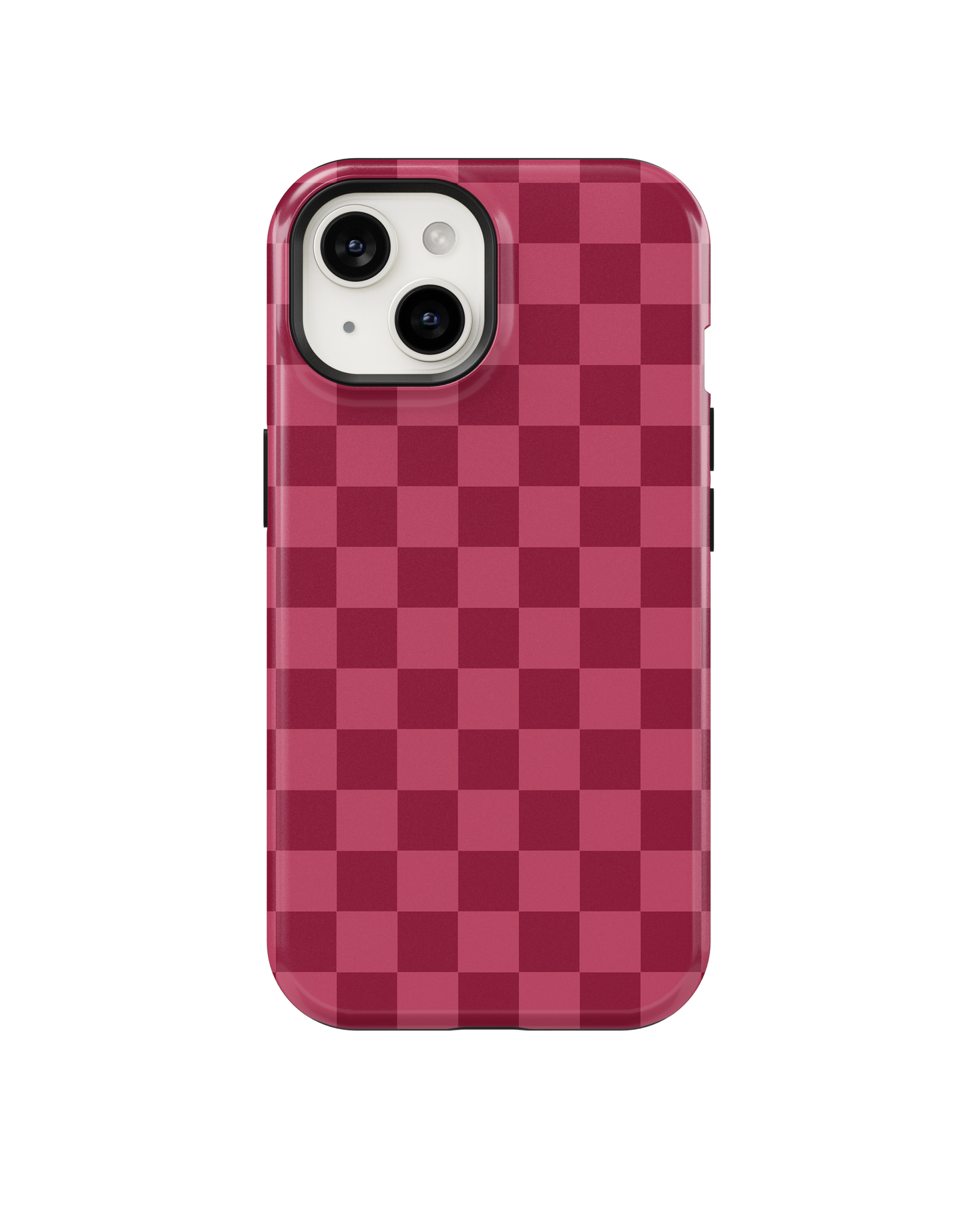 Black Cherry Checkers Phone Case