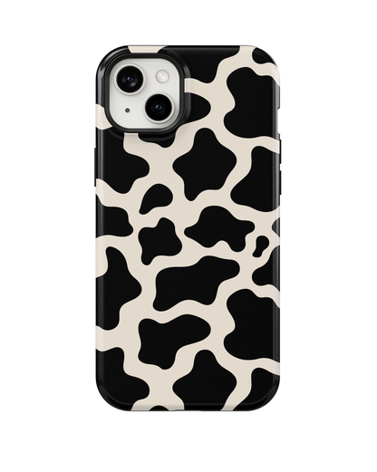 Onyx Cow Print Phone Case