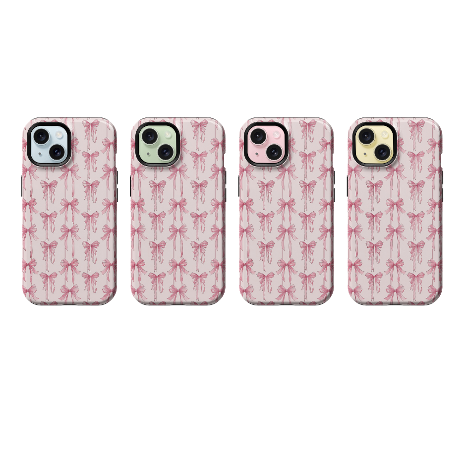 Pink Blushing Bows Phone Case