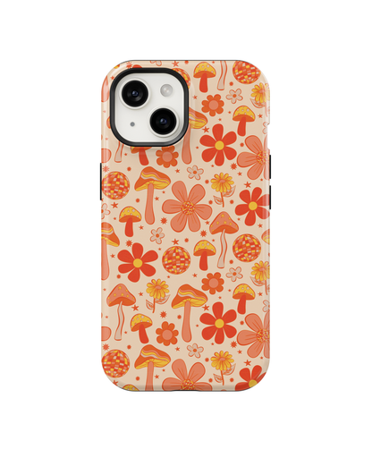 Orange Fungi Fantasia Phone Case