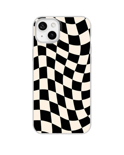 Onyx Wavy Checkers II Clear Case Insert